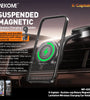 WEKOME WP-U209 Magnetic 15W Wireless Charger Mobile Phone Car Holder Suction Cup Bending Folding Car Navigation Bracket for Smart Phone for iPhone 16 15 Pro 14 13 12 for Xiaomi 15pro for Huawei Mate XT