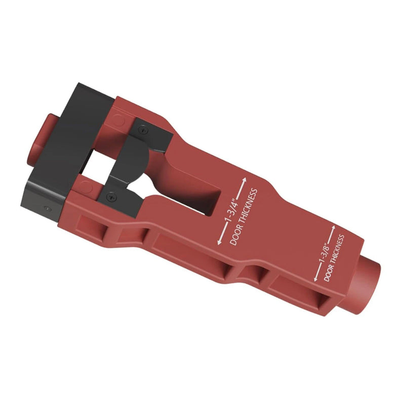 Door Latch Mortise Tool Door Lock Installation Kit Stainless Steel Blades Fits 1 Inch Edge Hole Compatible with 1-3/4 Inch or 1-3/8 Inch Thick Doors Easy Flush Mounting Accurate Woodworking Tool