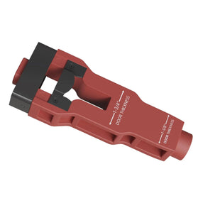 Door Latch Mortise Tool Door Lock Installation Kit Stainless Steel Blades Fits 1 Inch Edge Hole Compatible with 1-3/4 Inch or 1-3/8 Inch Thick Doors Easy Flush Mounting Accurate Woodworking Tool