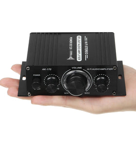 AK170 Hifi 12V Car Amplifier Home Stereo Subwoofer Amplifier Sound Speaker LED Display