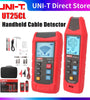UNI-T UT25CL-T Handheld Cable Locator 33KHz Signal Frequency 8V-480V Voltage Test LCD Display CAT III 480V for Underground Cable Path Tracing