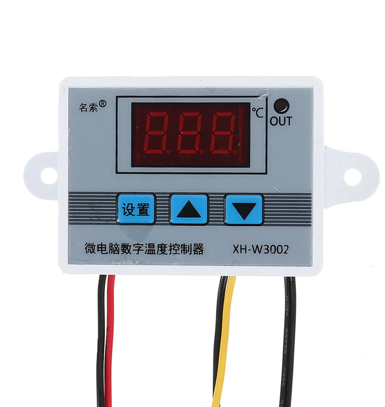 XH-W3002 Micro Digital Thermostat High Precision Temperature Control Switch Heating and Cooling Accuracy 0.1