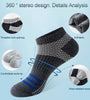 5 Pairs Low Cut Men Socks Breathable Sports Socks Cotton Blend Mens Ankle Socks Anti Odor & Sweat Absorption Short Socks, For Spring Summer Autumn
