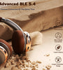 Weofly Nova bluetooth 5.4 Headset Wireless Headphone ANC ENC Noise Cancelling 40mm Dynamic Driver 58H Playback Hands-free Call Portable On-ear Headphones