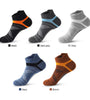 5 Pairs Men's High Quality Breathable Ankle Socks Summer Outdoor Casual Athletic Short Sports Socks for Running Size 38-45 Comfortable