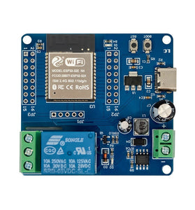 ESP32-C6 WiFi BT Development Board DC 5-60V Single Channel Relay Module Onboard Type-C Interface Switch Module