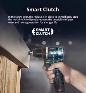 WORX WU135 Cordless Electric Drill 12V 50Nm 1800rpm Brushless Motor Smart Clutch 10mm Chuck Home Power Tool