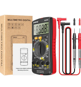 ANENG SZ08 Ultra-thin Split LCD Digital Multimeter Tester with  Stowable Test Pen AC/DC 220V Professional Multimetro Auto Voltmeter Resistance Tester Tool