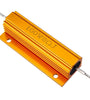 3pcs RX24 100W 8R 8RJ Metal Aluminum Case High Power Resistor Golden Metal Shell Case Heatsink Resistance Resistor