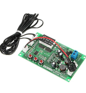 ZHIYU DC 12V 2 Way 3 Wire Fan Smart Temperature Controller With Temperature Speed Digital Display Stop-Rotating Alarm Function