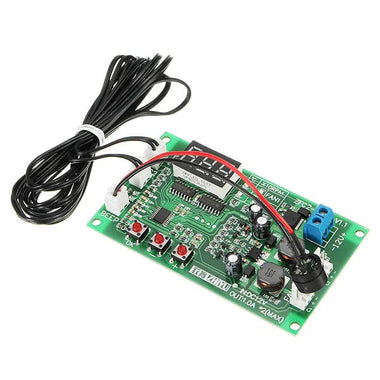 ZHIYU DC 12V 2 Way 3 Wire Fan Smart Temperature Controller With Temperature Speed Digital Display Stop-Rotating Alarm Function