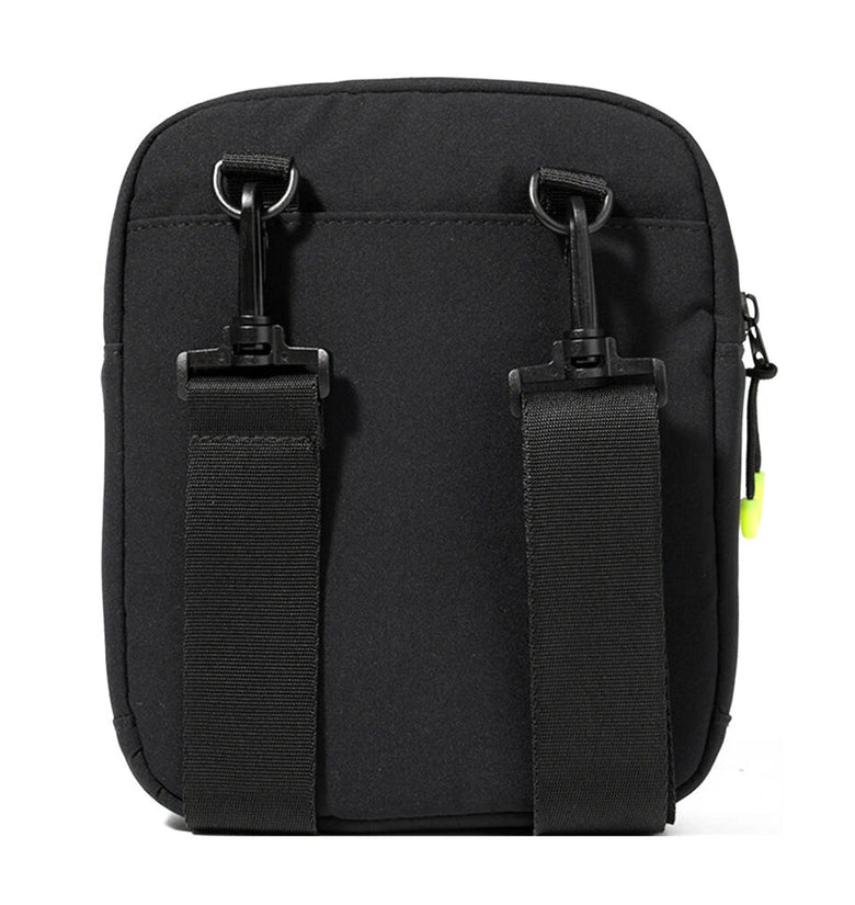 BULLCAPTAIN Men Waterproof Oxford Cloth Sports Crossbody Bag Lightweight Multi-Compartment Zipper Single Shoulder Bag