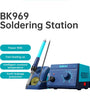 BK969 90W Soldering Iron Station with Ceramic Heating Core Rapid Fast Temperature Recovery Precise Control Safety Earth-Leakage Protection Ergonomic Handle for Efficient Accurate Welding