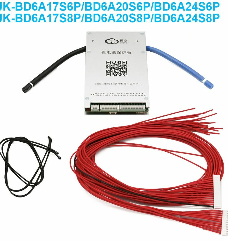 Smart BMS 1A 2A 6A Balance Current 8S 17S 20S 24S JK BMS CAN 60A 80A 100A 150A 200A 600A Lifepo4 Li-Ion Battery Protection Board bluetooth APP