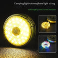 Tent String Lights USB Rechargeable Outdoor LED String Lights,Outdoor Camping Tent LED Lantern Lamp - Dimmable Tent String Lights