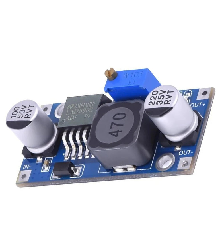 3Pcs LM2596 DC-DC Adjustable Step Down Power Supply Module