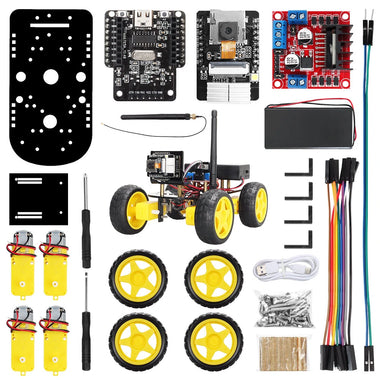 TSCINBUNY Robot Starter Kit For Arduino Programming with ESP32 Camera and Codes Learning Develop Skill Basic Version