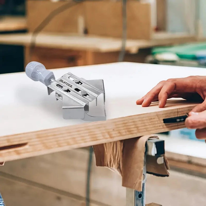 RUITOOL Upgrade Stainless Steel Corner Clamp 90 Degree Right Angle Clamp for Picture Framing / Cabinet and Furniture Welding