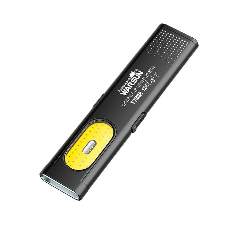 WARSUN T7 470 Lumen Portable Outdoor Rechargeable LED Flashlight Waterproof IP44 Magnetic Grip Multi-Function Work Light