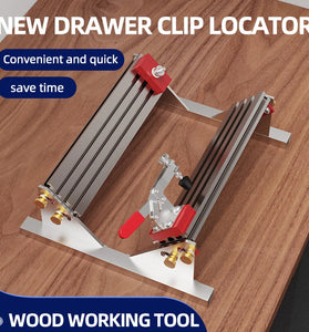 ENJOYWOOD Adjustable Spline Jig for Table Saw & Router Table Silver Aluminum Alloy Material 1/2in-16in Project Size Compatibility with 4 Molded Flip Stops for Precise Joinery and Smooth Operation