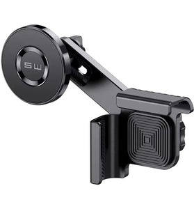 Car Phone Holder Display Screen Mount 360 Degree Adjustable Clip Strong Magnetic Attachment Anti Slip Silicone Protection for Tesla Model 3/Y/X/S