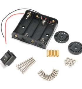 Geekcreit DIY L298N 2WD Ultrasonic Smart Tracking Moteur Robot Car Kit for Arduino - products that work with official Arduino boards