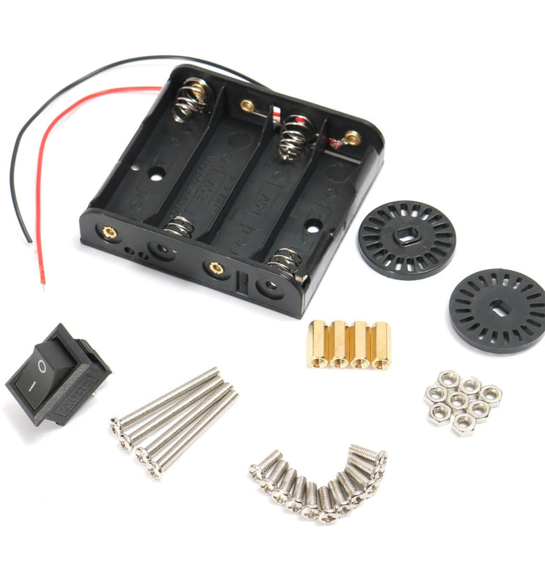 Geekcreit DIY L298N 2WD Ultrasonic Smart Tracking Moteur Robot Car Kit for Arduino - products that work with official Arduino boards