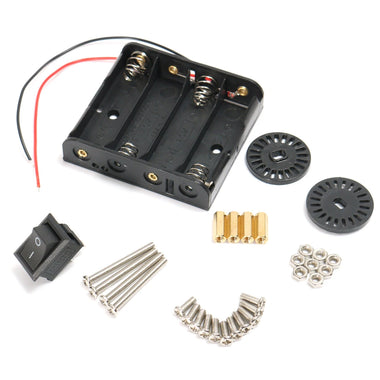 Geekcreit DIY L298N 2WD Ultrasonic Smart Tracking Moteur Robot Car Kit for Arduino - products that work with official Arduino boards