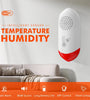 Tuya Smart WiFi Temperature Humidity Sensor 80dB Sound Light Alarm 180 Days Standby Smart Life App Remote Monitoring for Smart Home