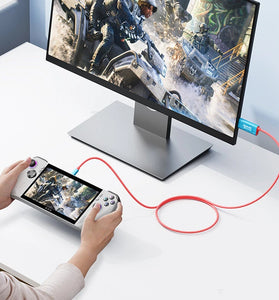 Jemdo KSNP681 Type-C to HD Cable 4K 60Hz 144Hz PD100W Fast Charging Gold Plated 2M Long Cable Portable for Switch 2