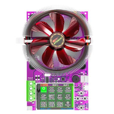 WiFi/bluetooth Tuya CL24R Battery Capacity Tester 150W Advanced Over-Voltage and Over-Temperature Protection 2.4inch TFT High Accuracy 4-Wire System for AA AAA Batteries 1V-200V Load Power Lasting Performance