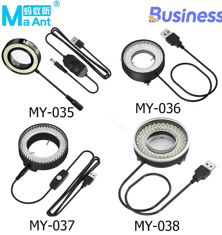 MaAnt Mobile Phone Repair Microscope Dustproof Light Source for Mobile Phones Repair LED Microscope Ring Lamp Hand tools