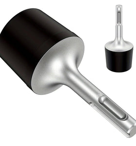 Rotary Hammer Drill Head 45# Steel Round Shank 95x36.8x10mm Wear Resistant Easy Installation for Walls Tiles Metal Sheets