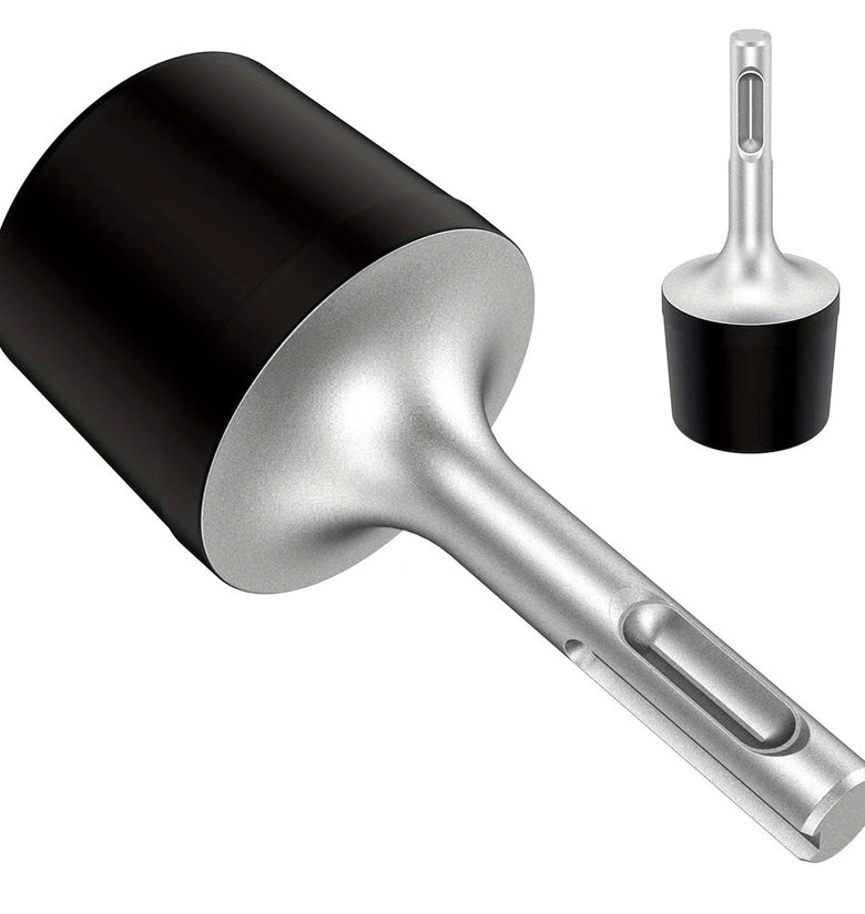 Rotary Hammer Drill Head 45# Steel Round Shank 95x36.8x10mm Wear Resistant Easy Installation for Walls Tiles Metal Sheets