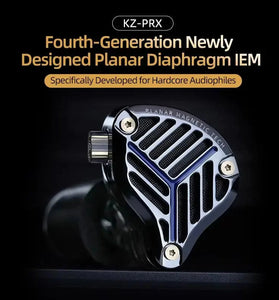KZ-PRX Wired Ergonomic Earphone In-ear Monitor Earbuds HiFi Bass Planars Driver Music Headphones Sports Headset Custom Gaming Earphones
