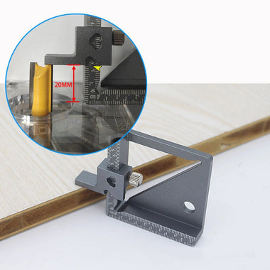 45/90 Degree Marking Gauge with Height Width Diameter Measurement for Woodworking
