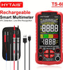 HYTAIS TS-60 Digital Multimeter 6000 Counts High Precision Rechargeable Battery Live Wire Detection AC/DC Voltage Current Measurement