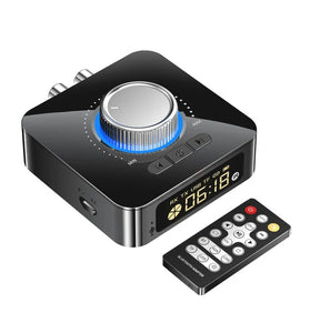 Bakeey M5 Digital Display bluetooth V5.0 Audio Transmitter Receiver Wireless 3.5mm Aux / 2RCA Audio Adapter / Support USB Disk TF Card For TV PC Speaker Car Sould System Home Sound System