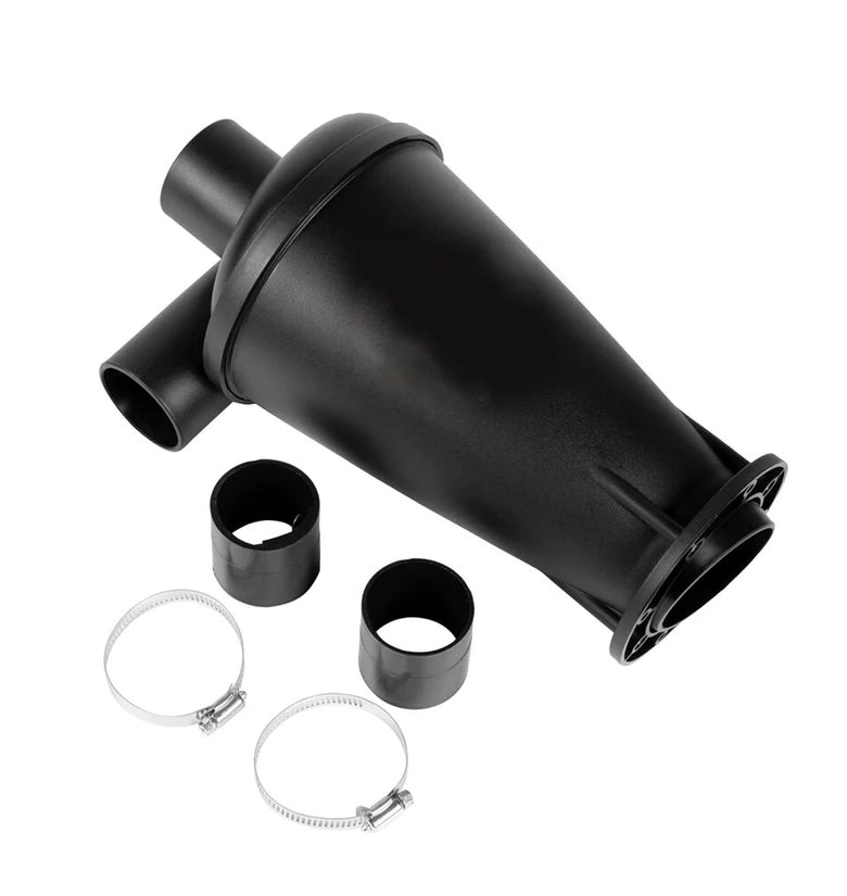 Third Generation Turbocharged Cyclone Dust Collector With Flange Base 90-99% Efficiency ABS 174-280 m3/h 750W 50 mm Inlet/Outlet Vacuum Separator For Industrial And Household
