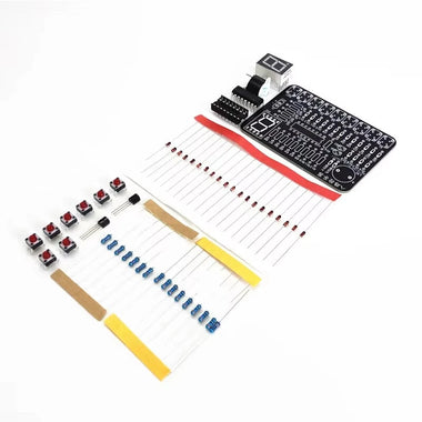Small Blackboard DIY Electronic Quiz Buzzer Kit 8-Way Responder Digital Display Test Circuit Soldering Practice Module Kit
