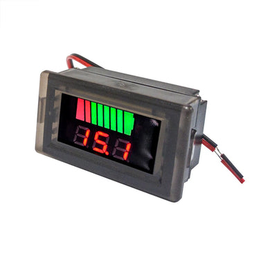 Waterproof Digital Battery Capacity Meter Tester 12V-60V Lithium Battery Capacity Indicator Car Voltage Meter Voltmeter
