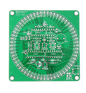 EQKIT 60 Seconds Electronic Timer Kit DIY Parts Soldering Practice Board