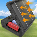 Portable Power Bank MS-TYN84 Solar Smart Charger Type-C 4 Slot Case Battery Charging Case Multi-Function Outdoor Charger for 26650/21700/18650/18500/16340 Lithium Battery