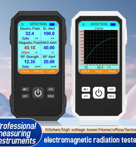 3in1 Multifunctional Electric Field Magnetic Field RF Radiation Tester Handheld Electromagnetic Radiation Tester EMF Meter Portable Radio Frequency Detect Meter