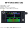 SDR-101 SDR Radio DSP Digital Demodulation Aluminium Alloy Digital Radio CW/AM/SSB/FM/WFM Radio Receiver 4.3inch IPS 800x480 LCD Display