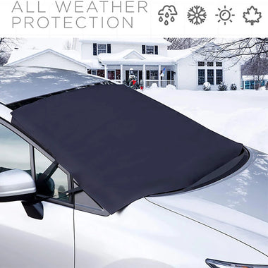 600D Oxford Cloth Car Front Windshield Snow Shield Cover Waterproof Warm Windshield Ice And Snow Cover Thick Snow Cover