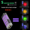 SEEKNITE S300 3600LM Ultra Bright Moonbox Flashlight Type-C Rechargeable 3000mAh Outdoor Camping Fishing Light Source Multi-function Power Bank Function EDC Tool LED Torch Lamp