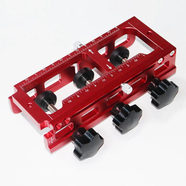 ENJOYWOOD Door Hinge Jig Door Hinge Template Kit for Router Adjustable Mortise Jig for Multiple Hinge Sizes