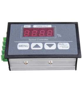 30A 6V12V60V Button Speed Controller Digital Display Percentage Tachometer DC Motor Slow Start Slow Stop Controller