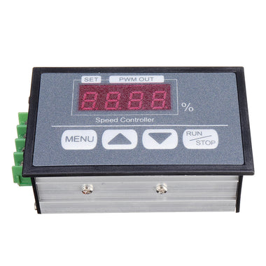 30A 6V12V60V Button Speed Controller Digital Display Percentage Tachometer DC Motor Slow Start Slow Stop Controller
